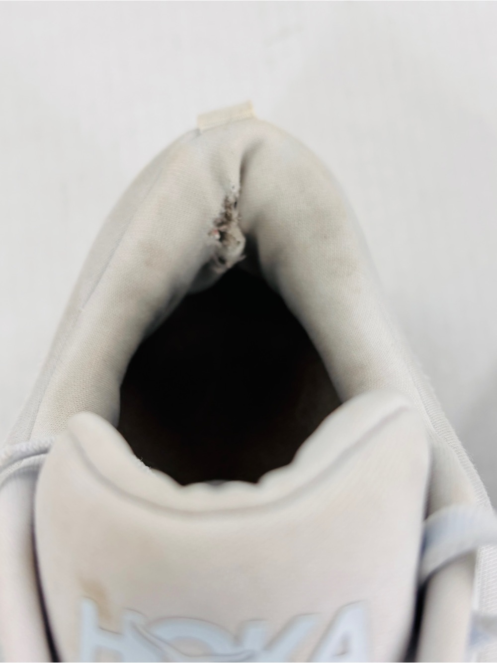 Hoka Running shoes white size 10.5B - Picture 4 of 11